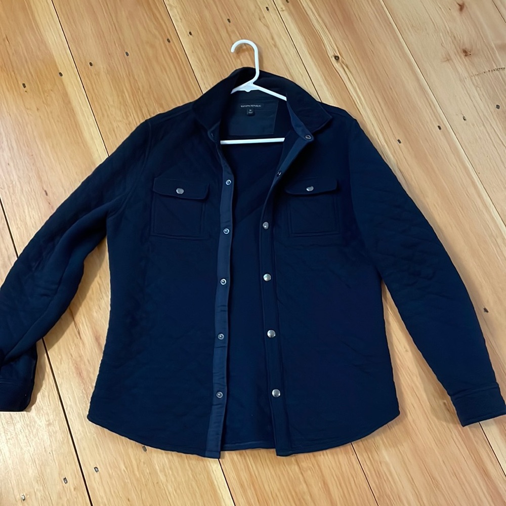 Banana republic quilted cotton shirt size medium